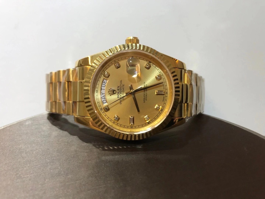 ROLEX ロレックス デイトジャスト シリーズ フルゴールド メンズウォッチ 金無垢ロレックス-最高品質