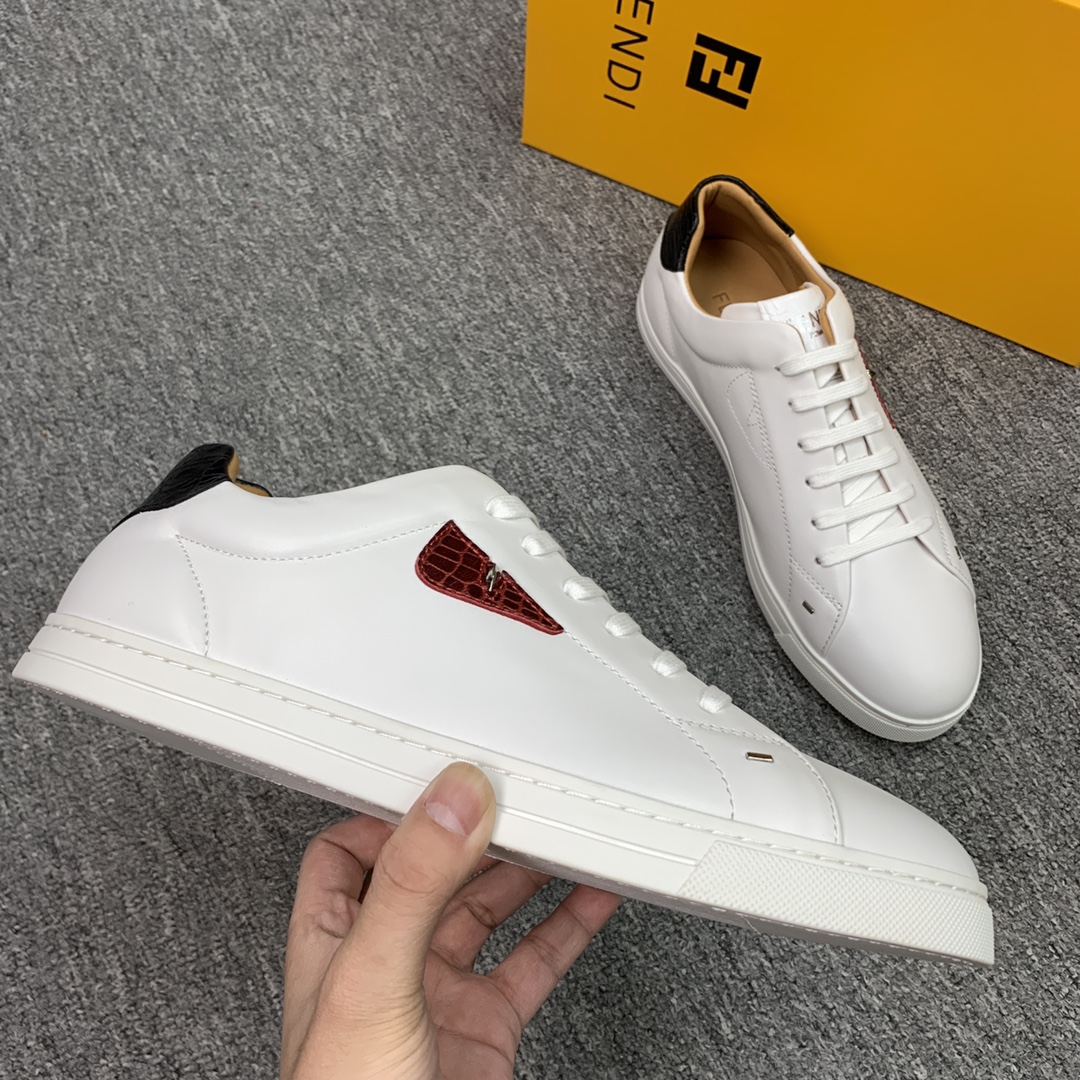 Fendi Style Leather Men's Shoes style reference detail image 4 from source 781816