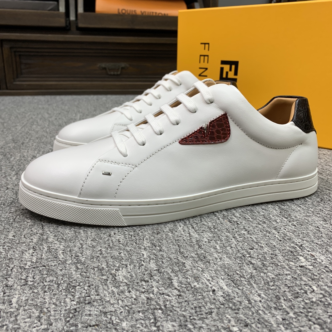 Fendi Style Leather Men's Shoes style reference detail image 5 from source 781816