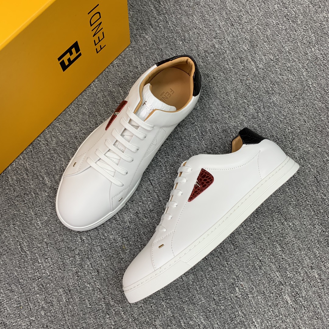 Fendi Style Leather Men's Shoes style reference detail image 6 from source 781816