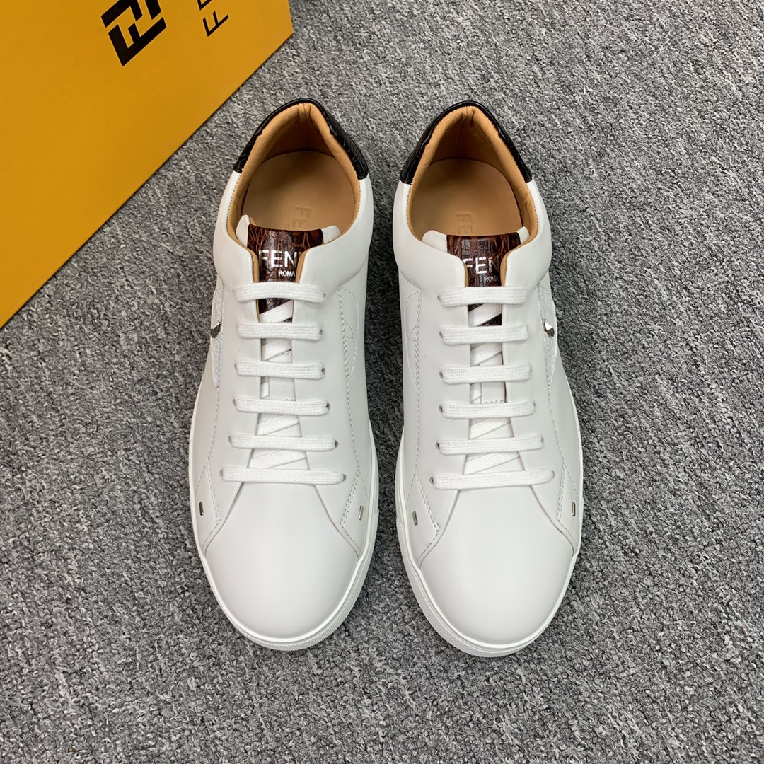Fendi Style Leather Men's Shoes Lookbook Reference image 1
