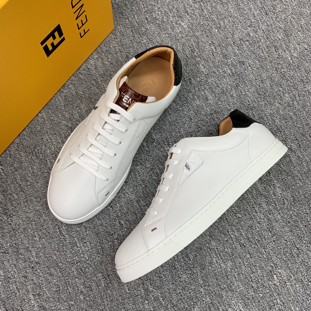 Fendi Style Leather Men's Shoes style reference detail image 6 from source 781819
