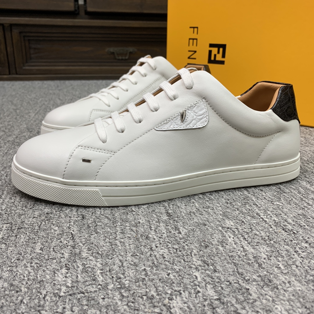 Fendi Style Leather Men's Shoes style reference detail image 5 from source 781819