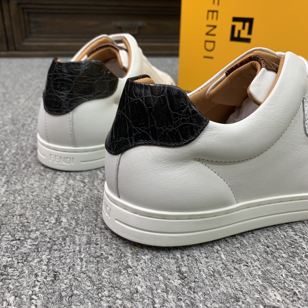 Fendi Style Leather Men's Shoes style reference detail image 9 from source 781819