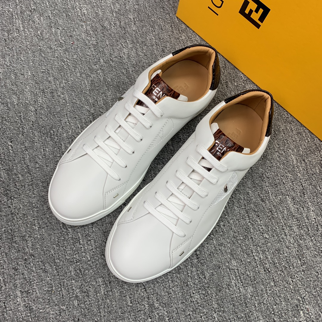 Fendi Style Leather Men's Shoes style reference detail image 3 from source 781819