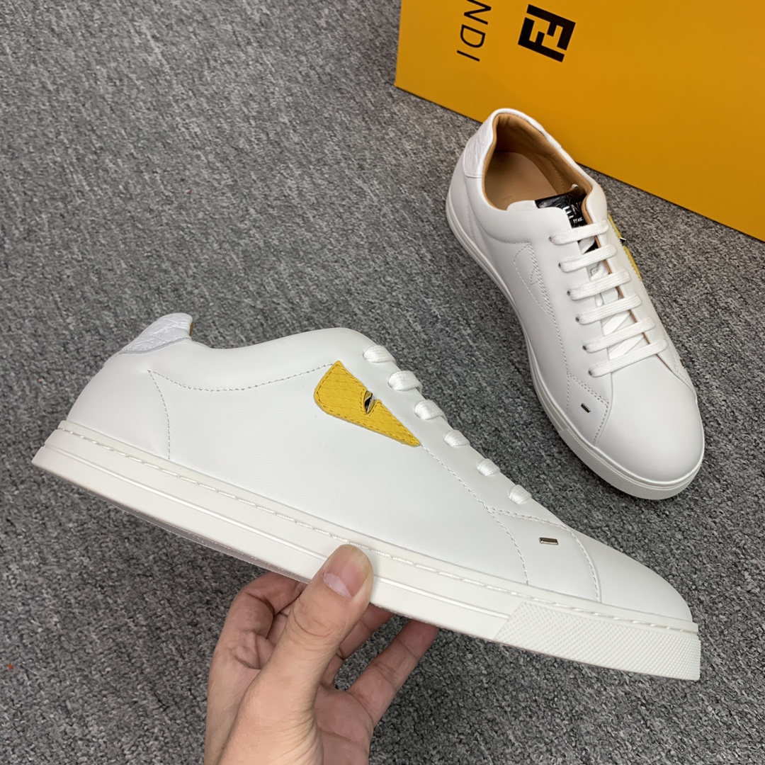Fendi Style Leather Men's Shoes style reference detail image 4 from source 781821