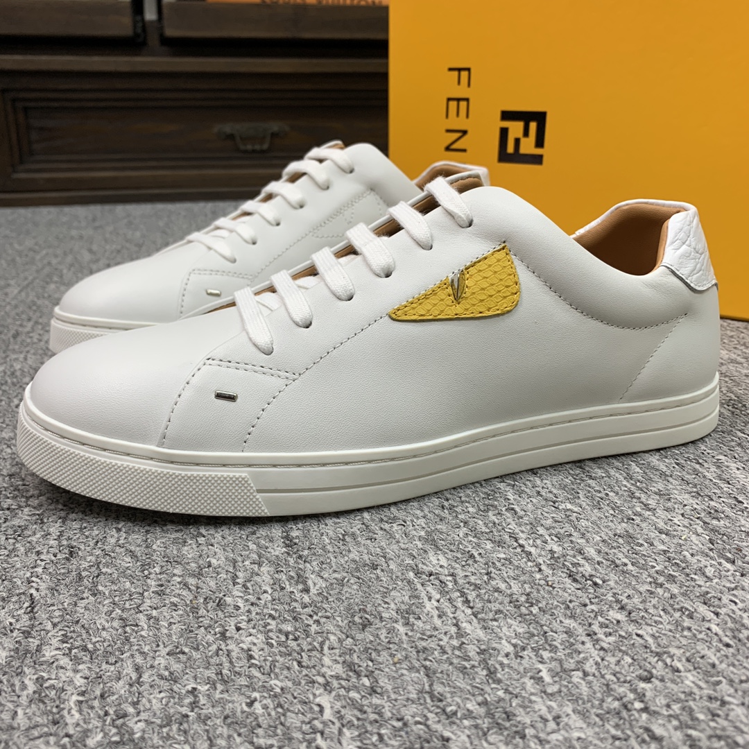 Fendi Style Leather Men's Shoes style reference detail image 5 from source 781821