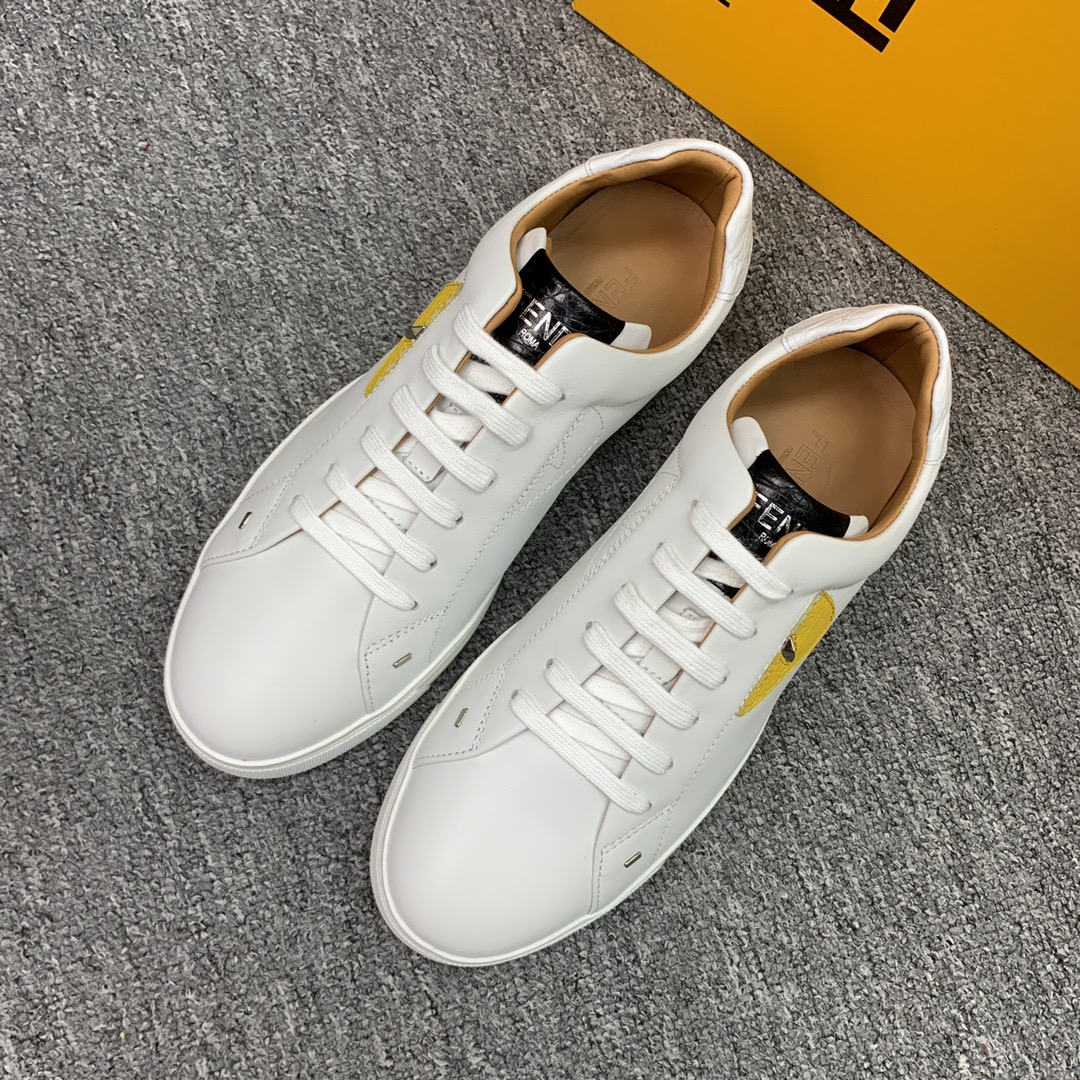 Fendi Style Leather Men's Shoes style reference detail image 3 from source 781821