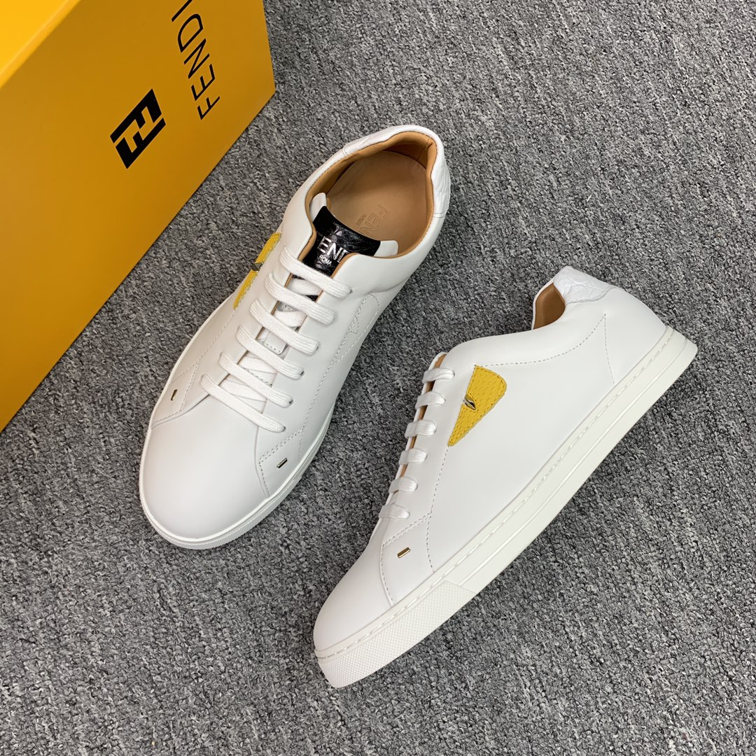 Fendi Style Leather Men's Shoes style reference detail image 6 from source 781821
