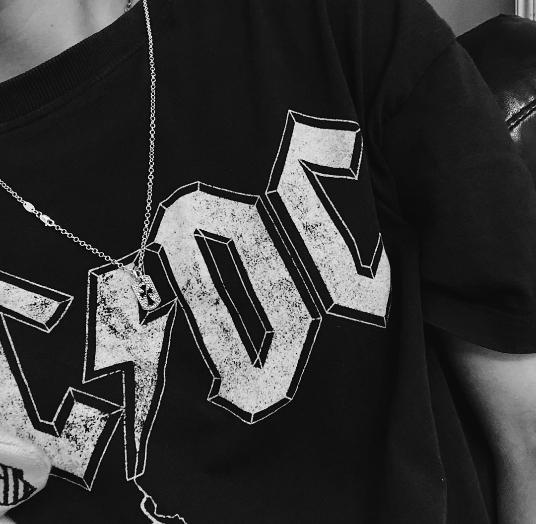 Chrome Hearts 新品上架𝗖𝗵𝗿𝗼𝗺𝗲 𝗛𝗲𝗮𝗿𝘁𝘀 克罗心小方牌项链