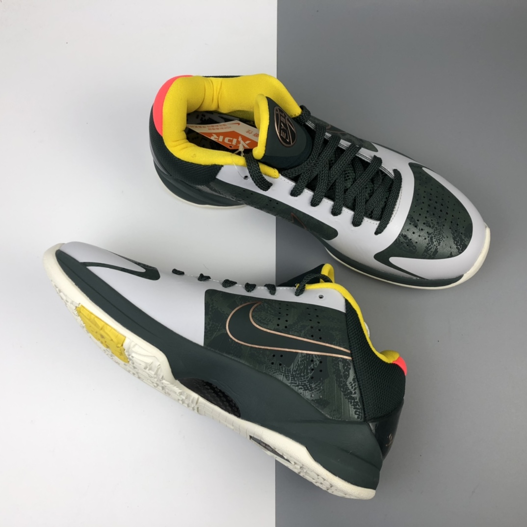 300  Nike Zoom Kobe V Protro ”EYBL” 科比5 精英绿 2020复刻低帮运动篮球鞋 CD4991-300
