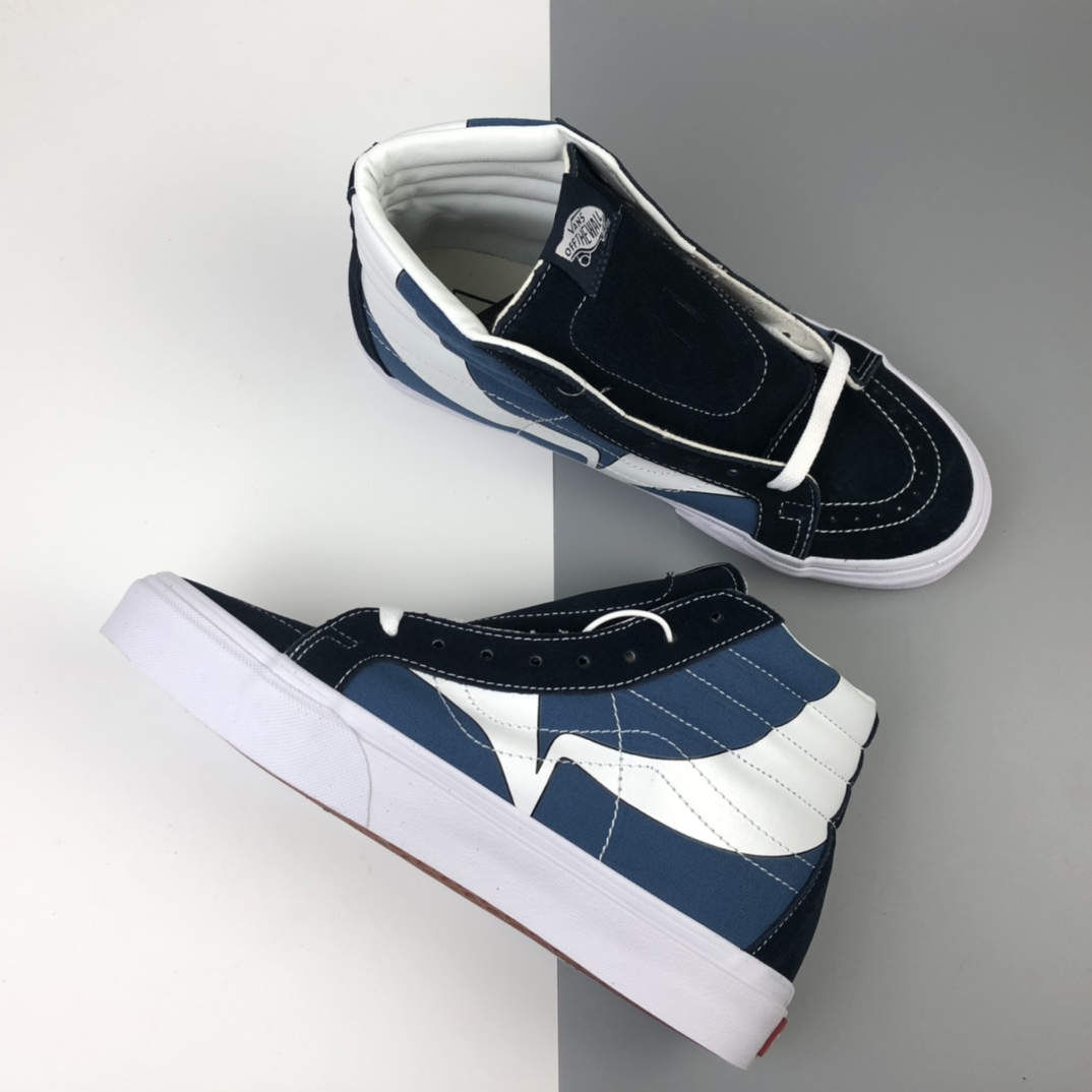 160 Vans Old Skool 万斯经典系列板鞋蓝白斜钩VN0A4CSW4X