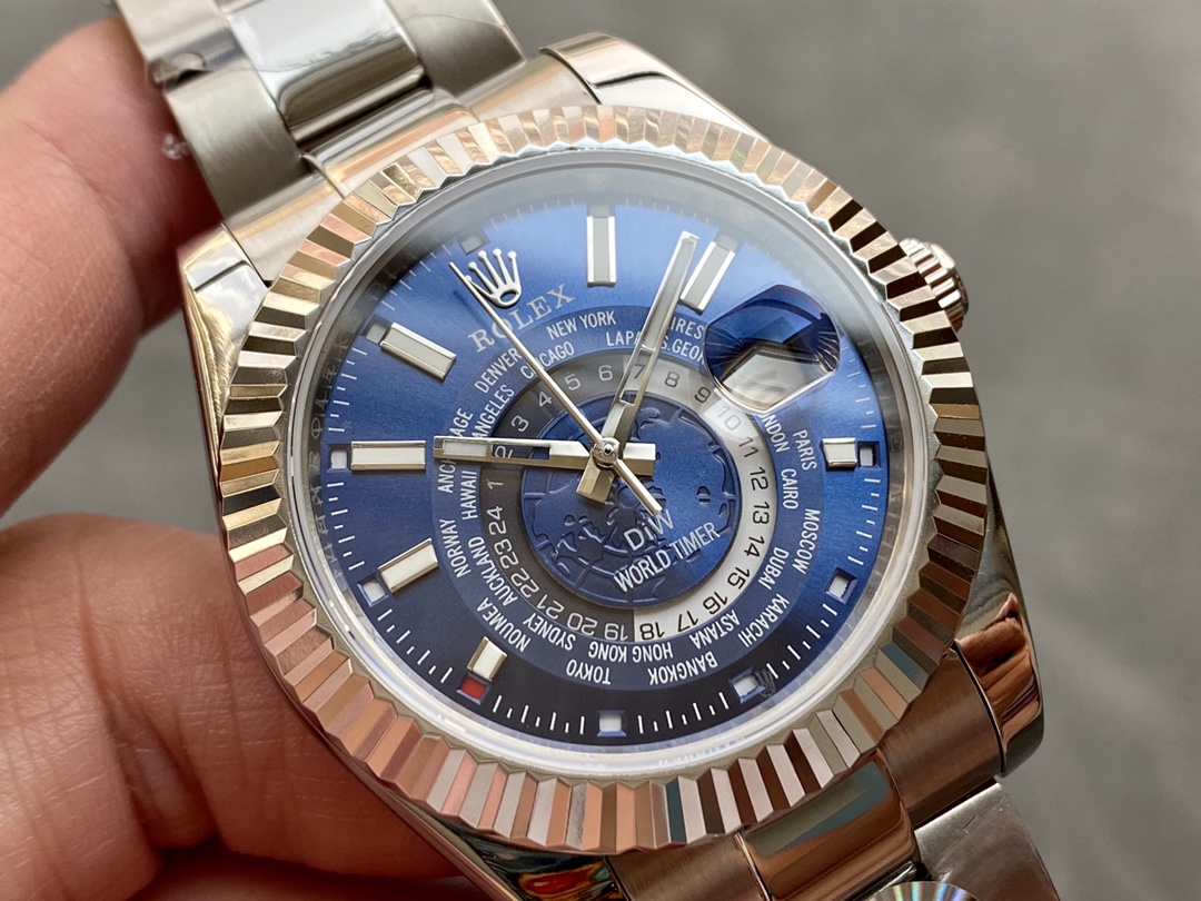 ロレックス 天行者シリーズ DIW改装モデル - 世界地図デザイン
