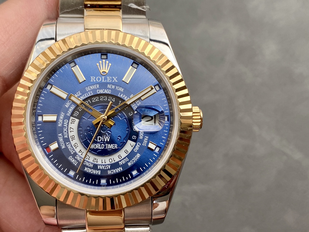 ロレックス 天行者シリーズ DIW改装モデル 世界地図デザイン