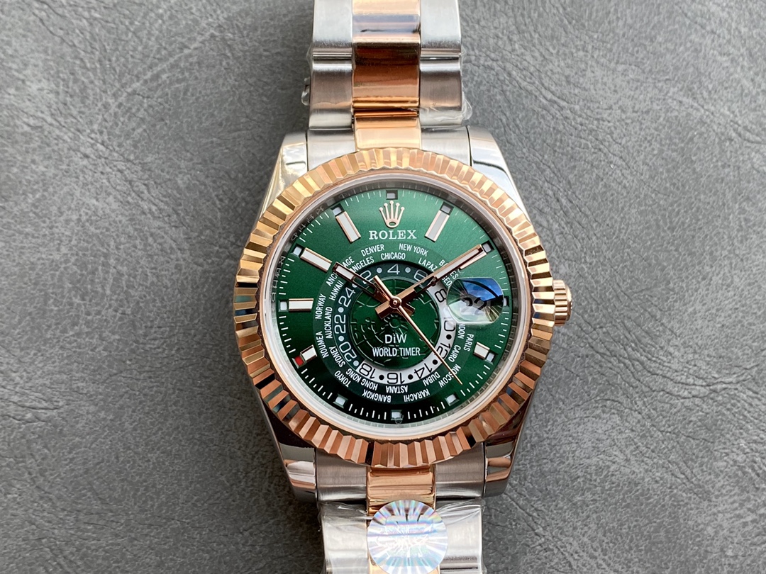 ロレックス 天行者シリーズ DIW改装モデル - 世界地図で時刻管理