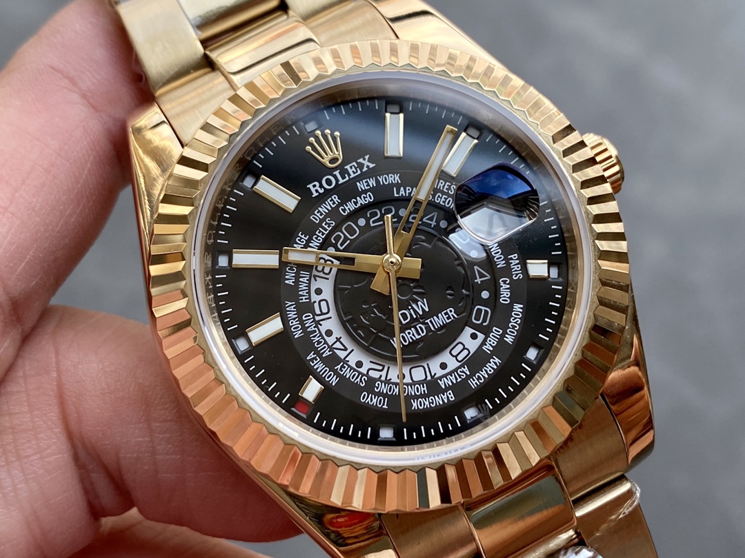 ロレックス ロールスロイス 天行者シリーズ DIW改装モデル - 世界地図デザイン