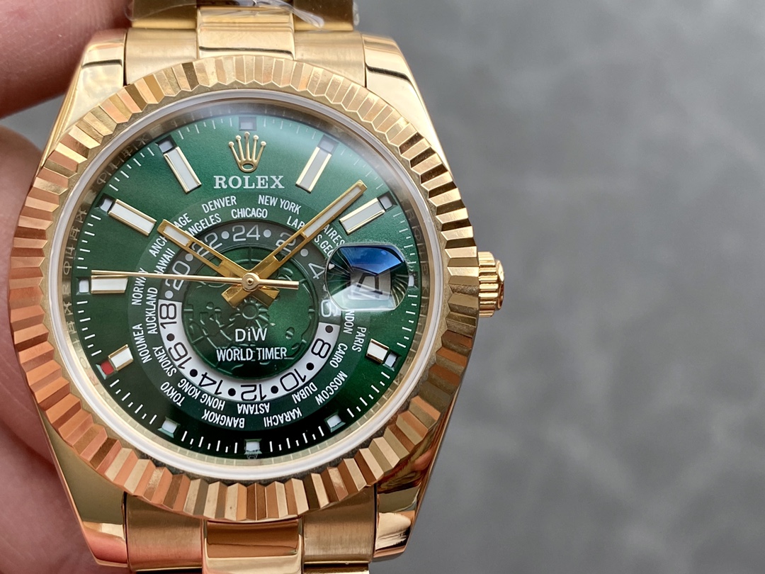 Rolex 天行者シリーズ DIW改装版 - 世界地図デザインの高級腕時計