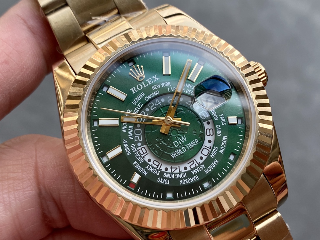 Rolex 天行者シリーズ DIW改装版 - 世界地図デザインの高級腕時計