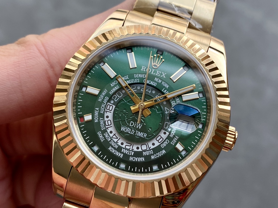 Rolex 天行者シリーズ DIW改装版 - 世界地図デザインの高級腕時計