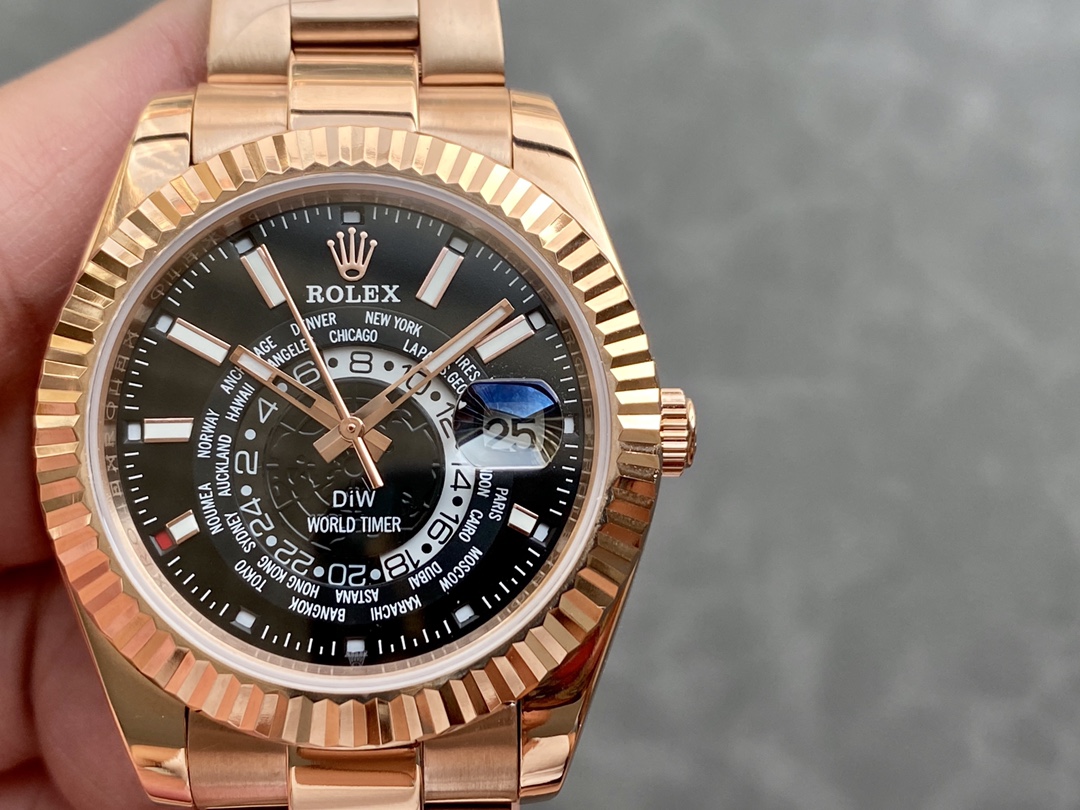 ロレックス 天行者シリーズ DIW改装モデル 世界地図デザイン