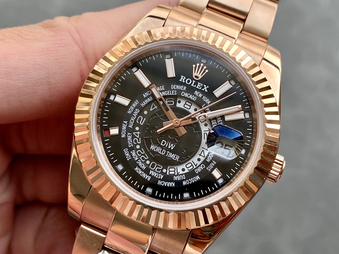 ロレックス 天行者シリーズ DIW改装モデル 世界地図デザイン