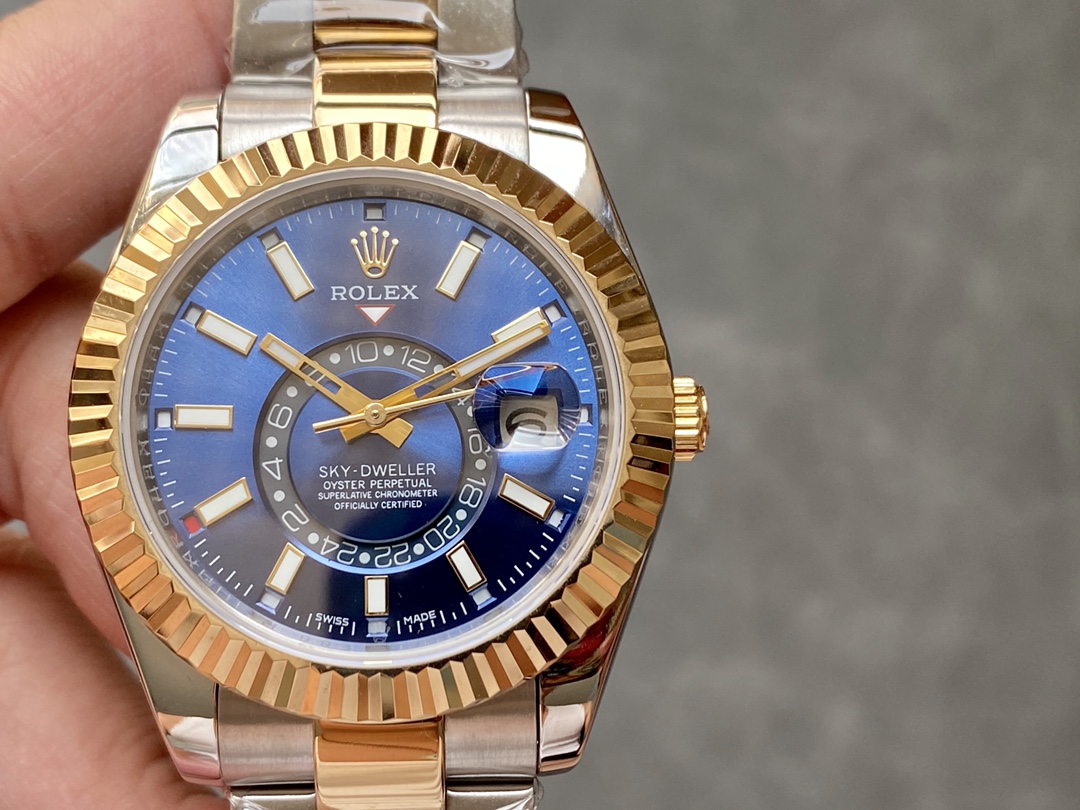 ロレックス SKY 天行者シリーズ 42mm 自動巻きダブルタイムゾーン