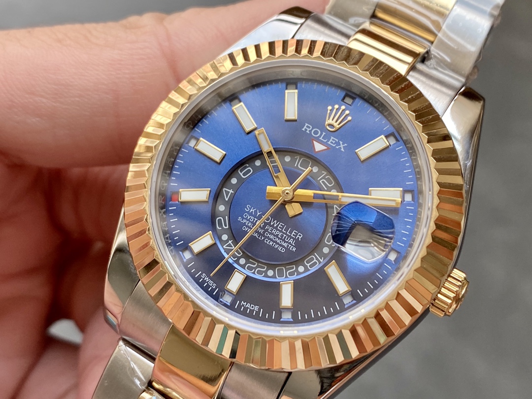 ロレックス SKY 天行者シリーズ 42mm 自動巻きダブルタイムゾーン