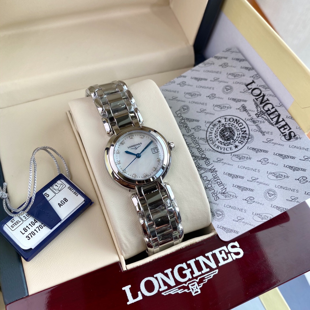 [LONGINES Watches]Diamond face quartz model Longines Heart Moon Series The mos