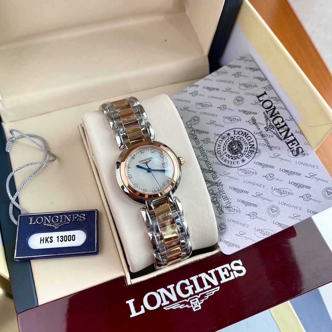 [LONGINES Watches]Diamond face quartz model Longines Heart Moon Series The mos