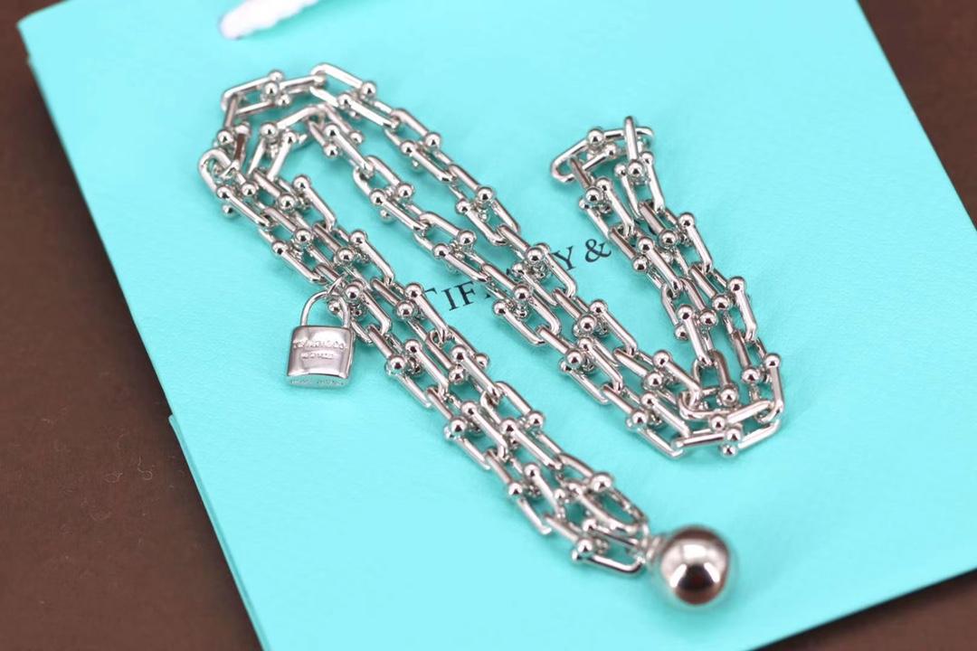 Tiffany & Co. Tiffany&Co. hardwear心锁圆球U型项链