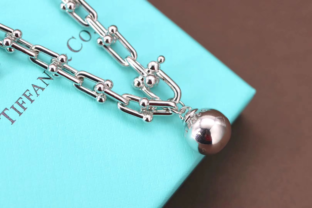 Tiffany & Co. Tiffany&Co. hardwear心锁圆球U型项链