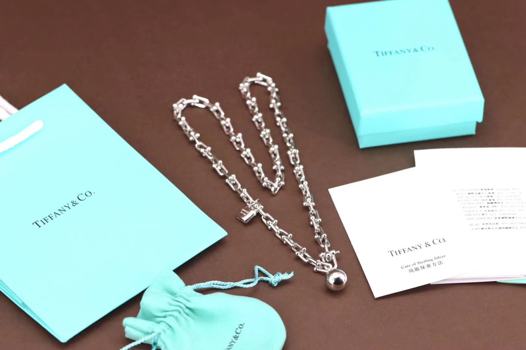 Tiffany & Co. Tiffany&Co. hardwear心锁圆球U型项链