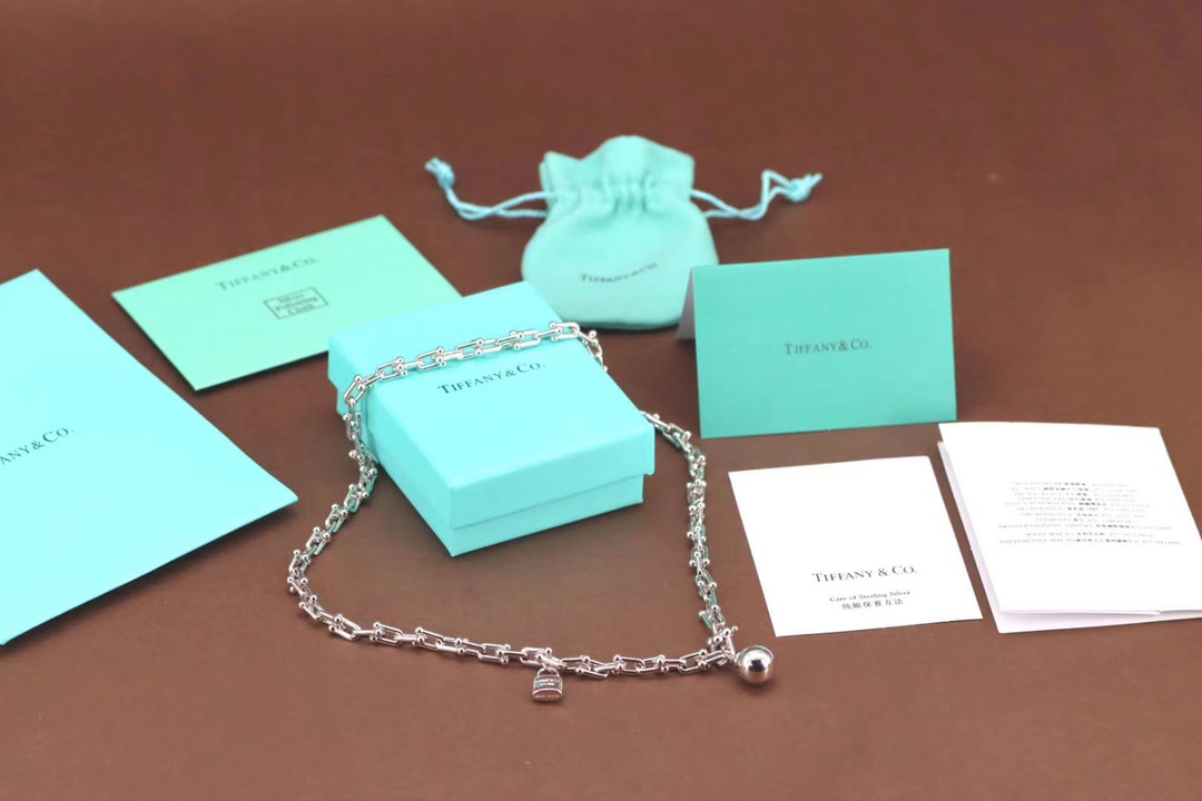 Tiffany & Co. Tiffany&Co. hardwear心锁圆球U型项链
