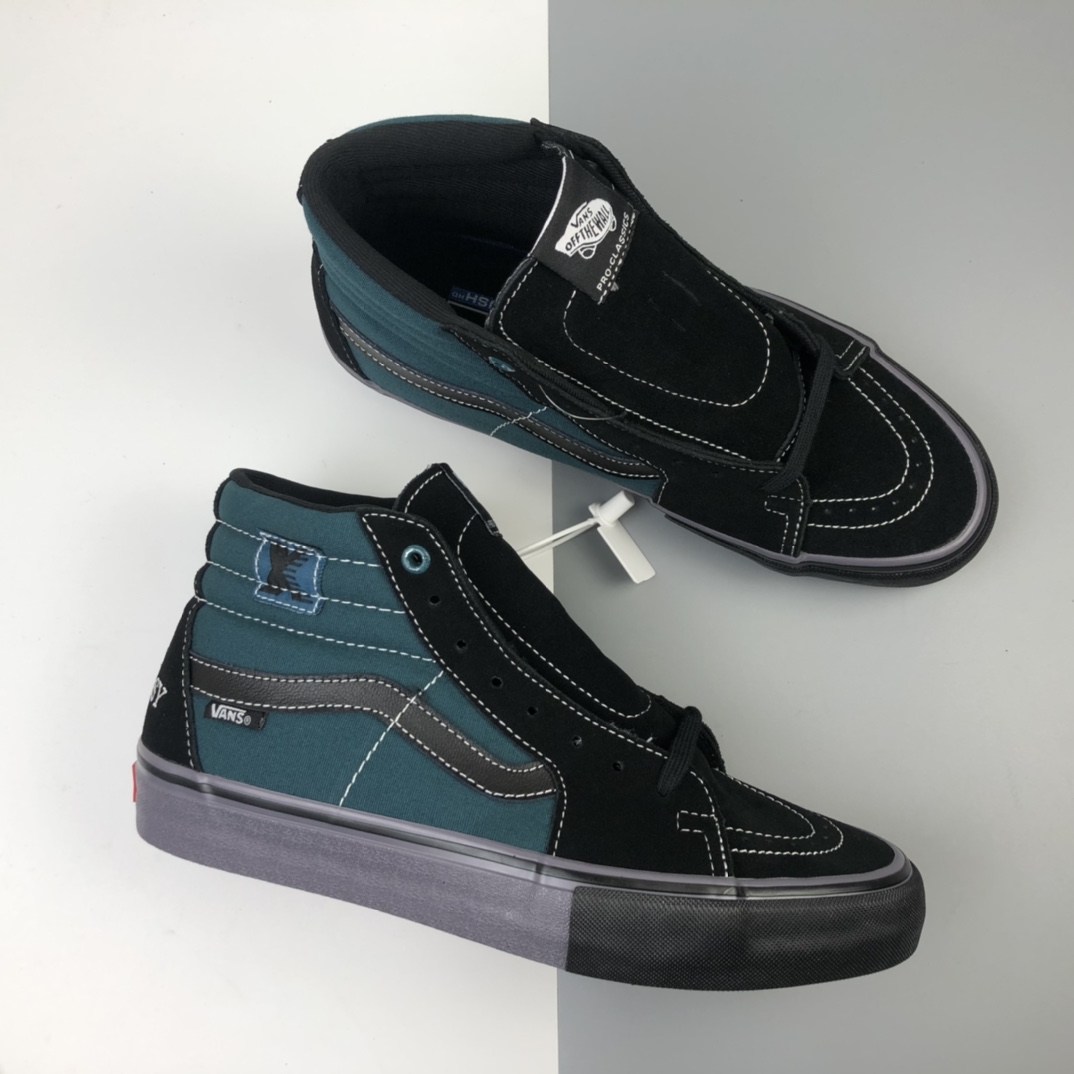 160 SCI-FI FANTASY X VANS SK8-HI Pro 蓝黑高帮系列 VN0A4U16XHU