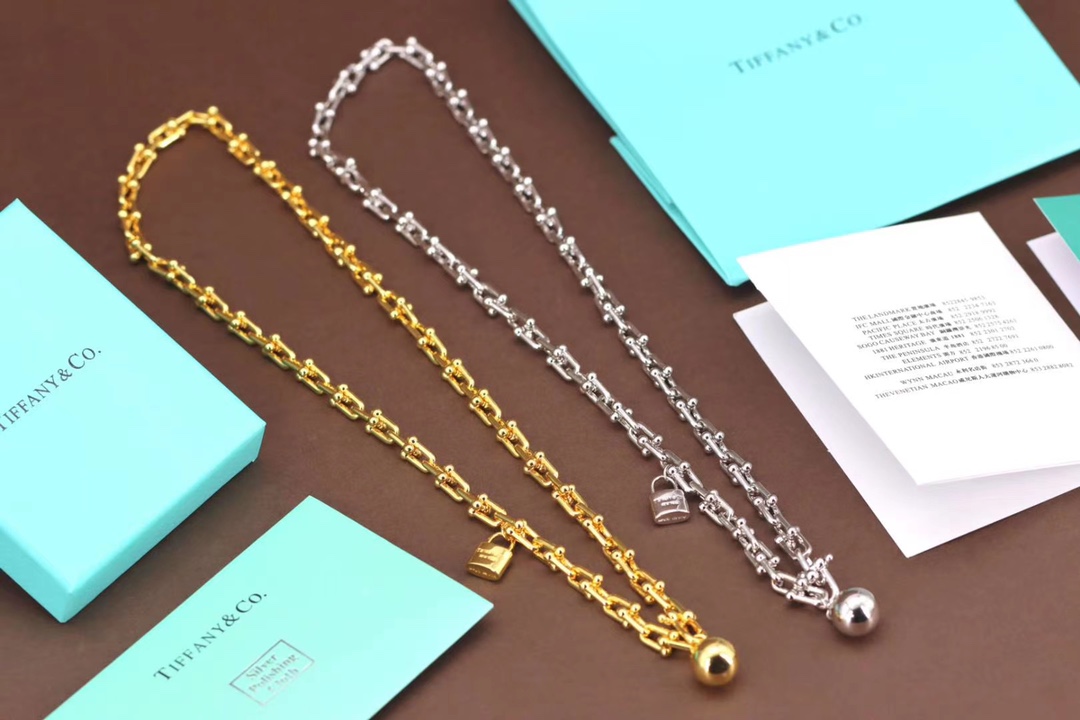 Tiffany & Co. Tiffany&Co. hardwear心锁圆球U型项链