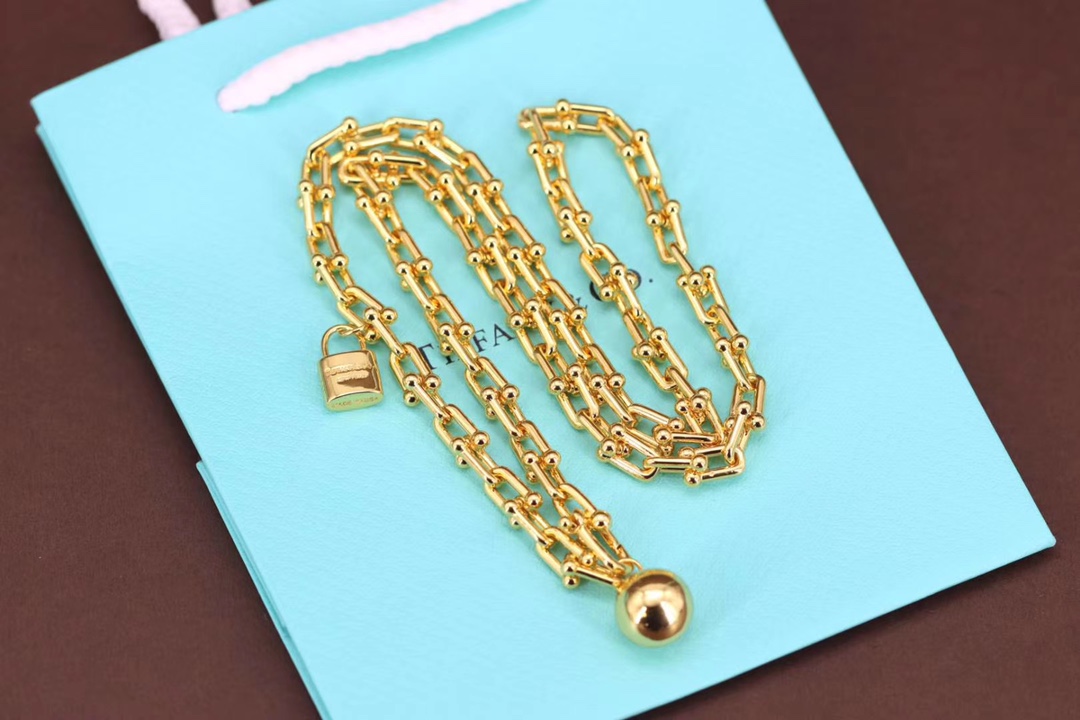 Tiffany & Co. Tiffany&Co. hardwear心锁圆球U型项链