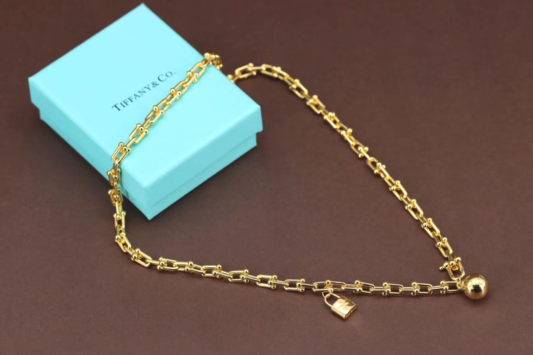 Tiffany & Co. Tiffany&Co. hardwear心锁圆球U型项链