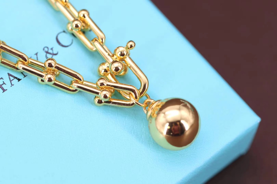 Tiffany & Co. Tiffany&Co. hardwear心锁圆球U型项链