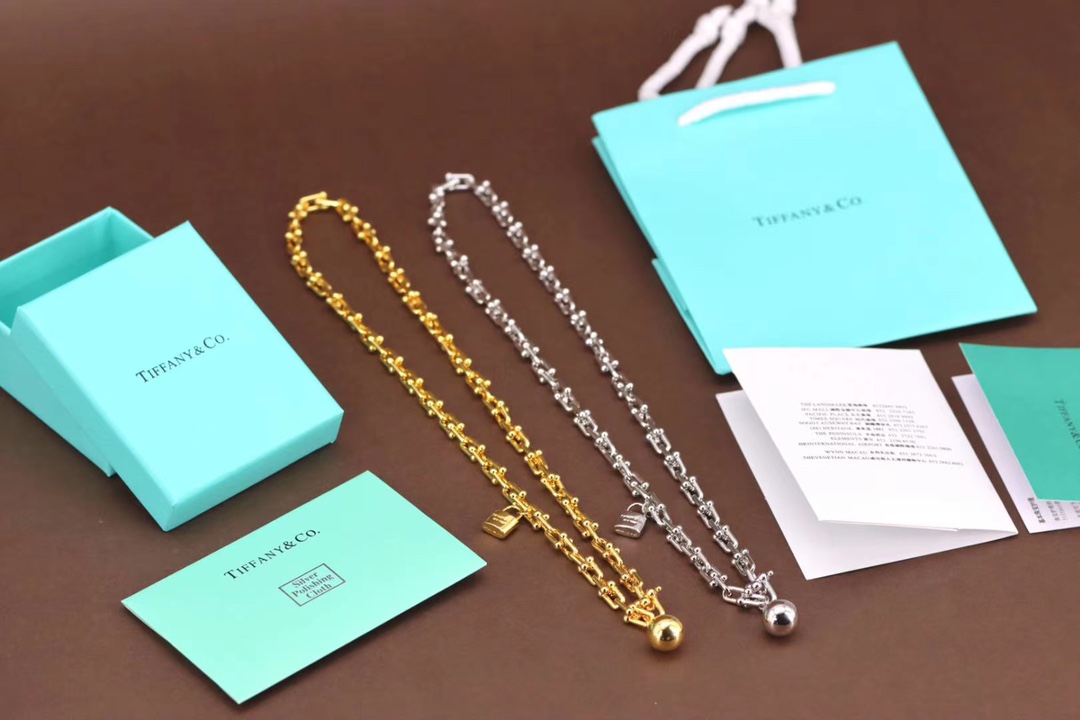 Tiffany & Co. Tiffany&Co. hardwear心锁圆球U型项链