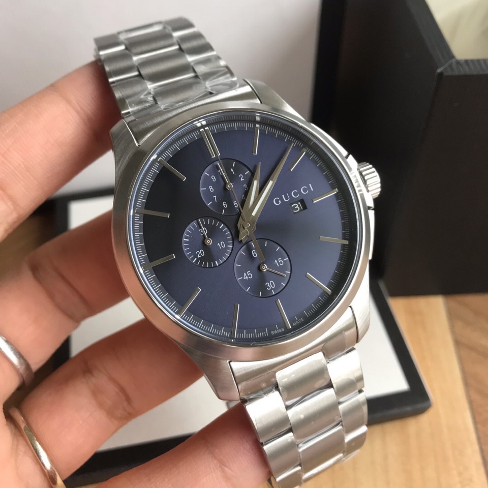 NO:156479,New style!  original Gucci, Gucci Little Bee Steel G-timeless series men's watch, large parts original factory. Original Swiss movement, multi-function six-pin quartz movement watch, sapphire glass, ~42mm watch diameter. New complete set of [color][color],,gucci,gucci19860909新款！original Gucci,古驰 小蜜蜂精钢G-timeless系列男表,大部件原装厂出.原装瑞士机芯,多功能六针石英机芯表,蓝宝石玻璃,～42mm表径.全新全套出[色][色],,gucci,gucci,Watch