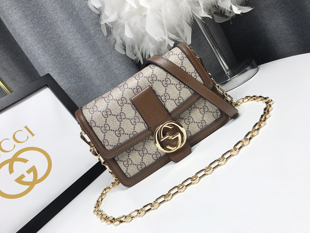 G家小号マルチストラップクラシックフラップバッグ