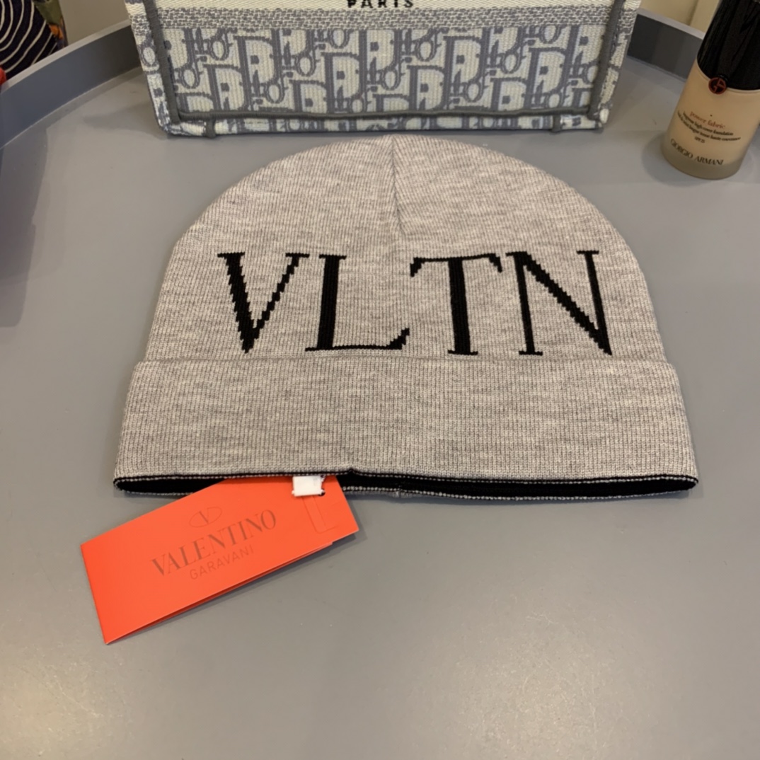 [Valentino Hats]VALENTINO wool wool hat High quality customized wool Handsome