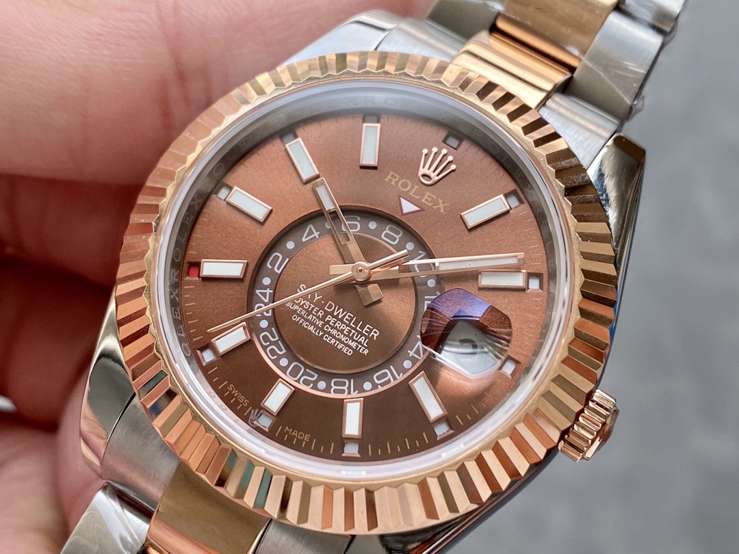 ロレックス Sky-Dwellerシリーズ 42mm 自動巻き腕時計