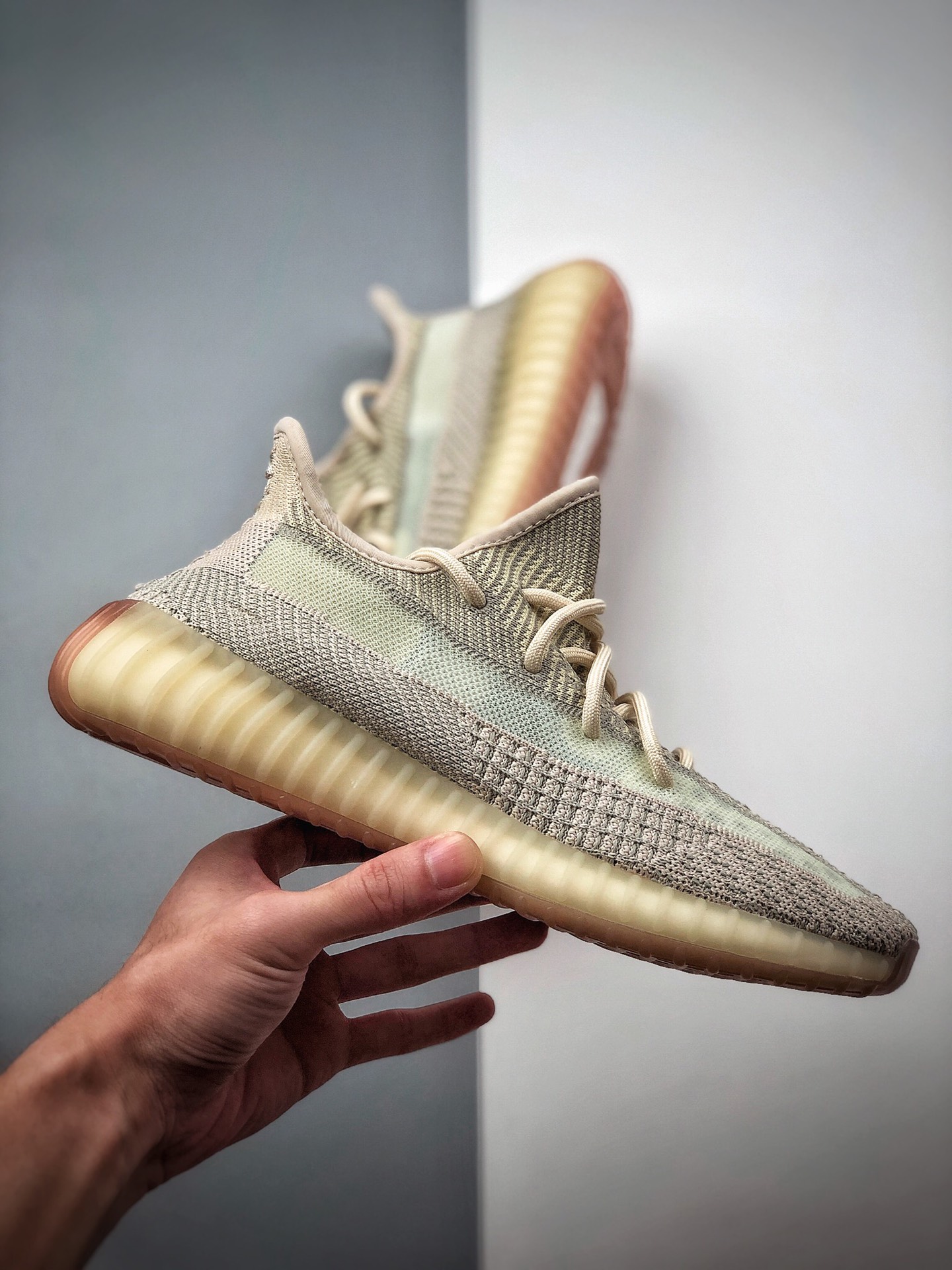 250 Adidas Yeezy 350 Boost V2 天鹅白 #德国进口机台针织成型 FW3042