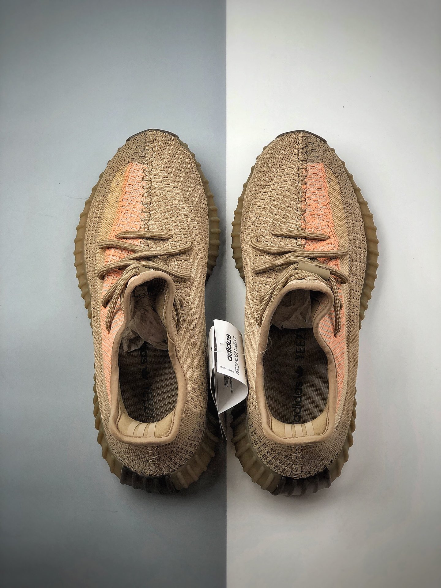 250 Adidas Yeezy 350 Boost V2 驼灰  货号：FZ5240