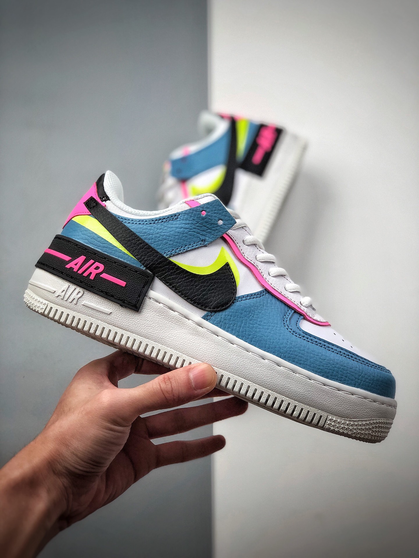 180   Nike Air Force 1 Shadow 全新少女系解构主义设计马卡龙 CU8591-101