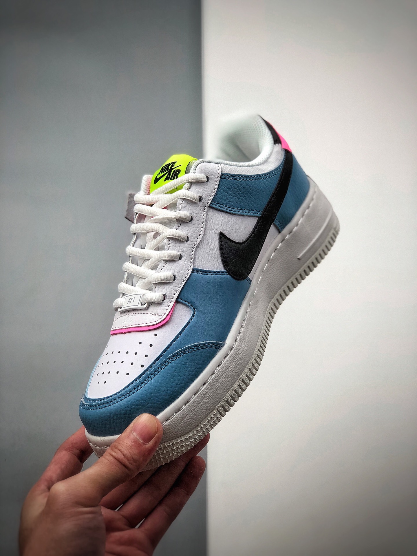 180   Nike Air Force 1 Shadow 全新少女系解构主义设计马卡龙 CU8591-101