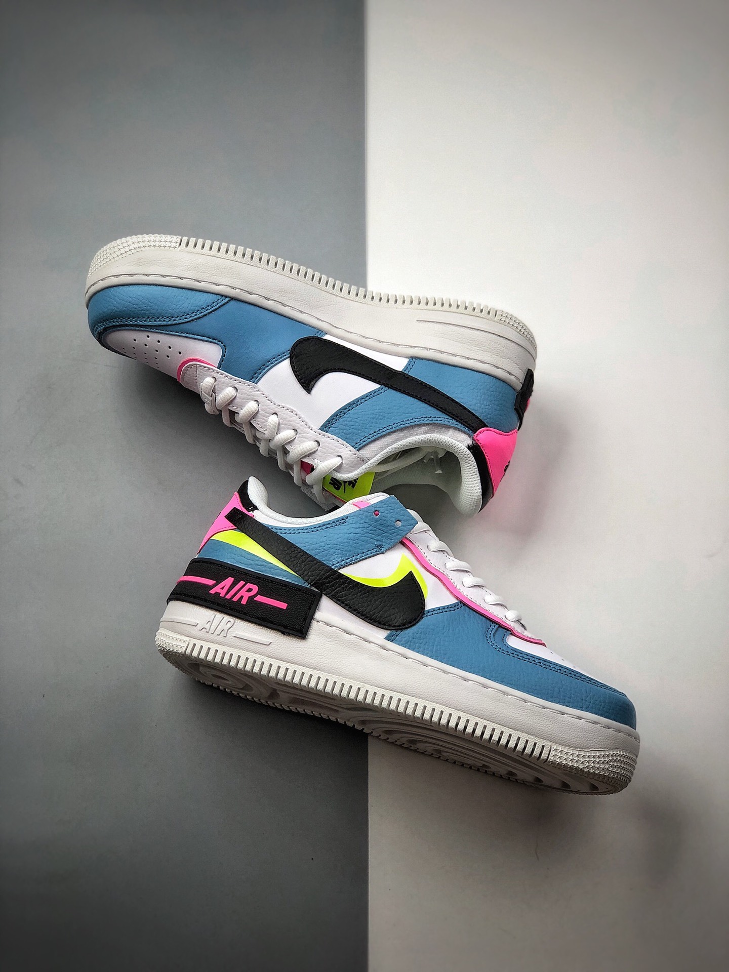 180   Nike Air Force 1 Shadow 全新少女系解构主义设计马卡龙 CU8591-101