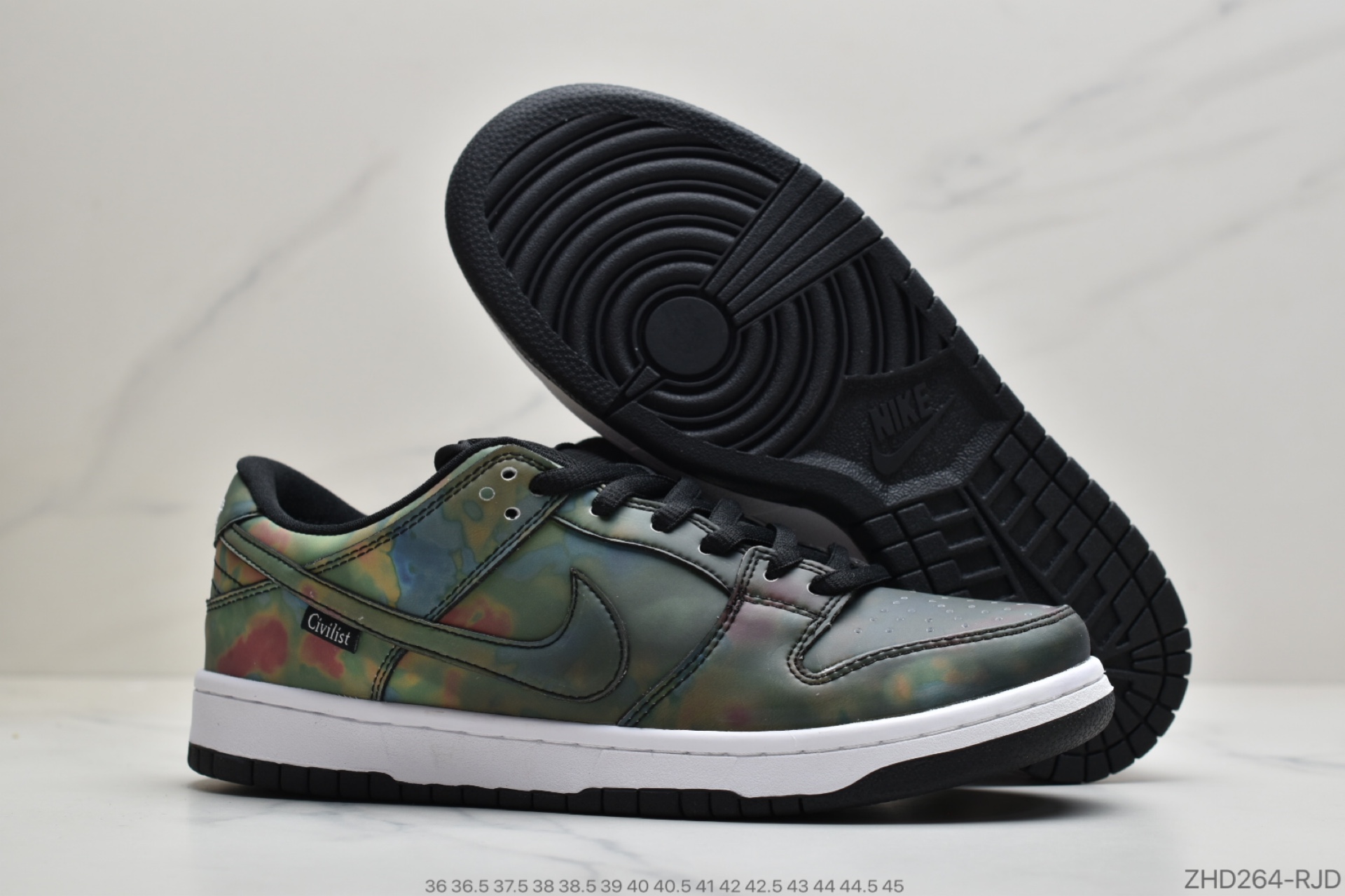 300 公司级耐克 Nike SB Dunk Low Stussy Cherry  温感变色龙 CZ5123-001