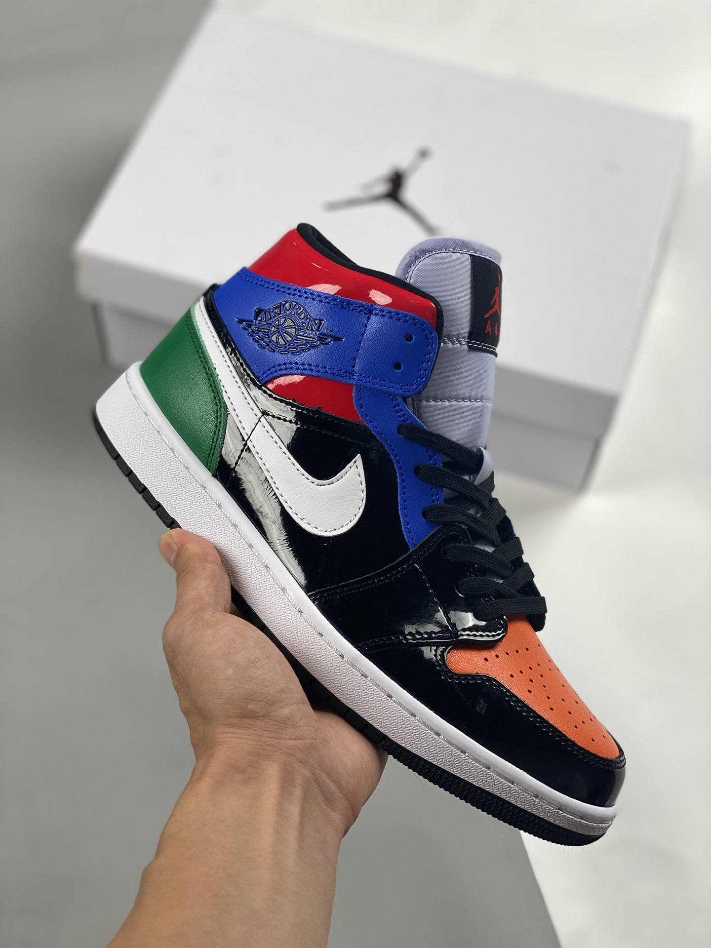 Apoyo contra reembolso 3 Air Jordan 1 Mid SE combinación de colores, pedido de cliente de comercio exterior de Tmall, l…